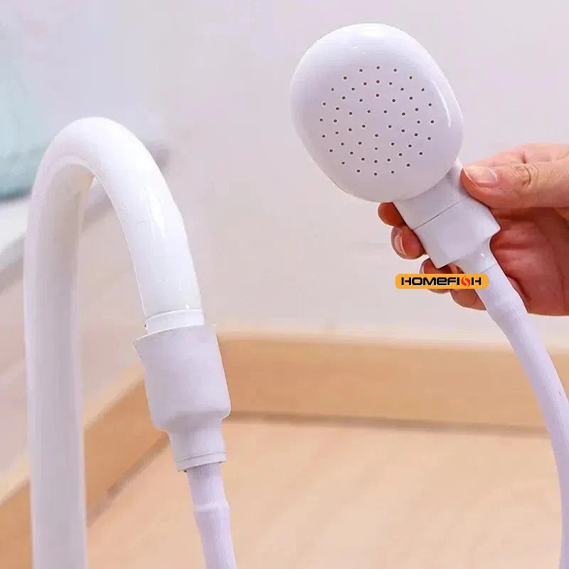 Aspersor de torneira multifuncional-extensor de cabeça de chuveiro com filtro de drenagem e mangueira, ferramenta de limpeza de pia para banheiro, suporte de banho para animais de estimação