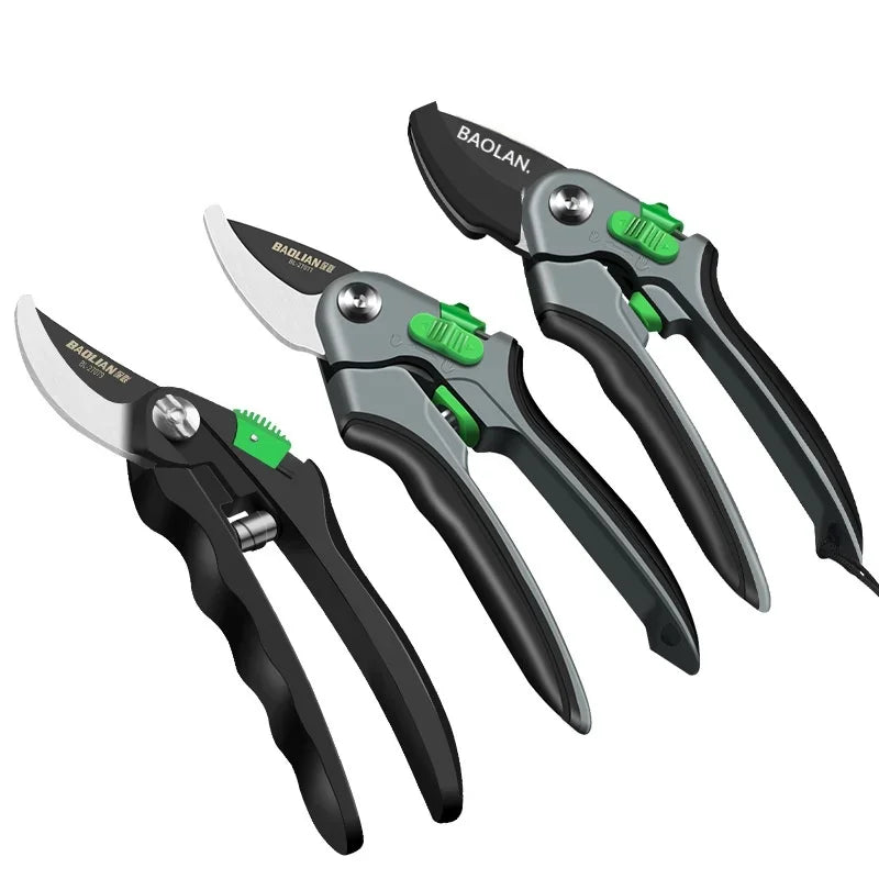 Conjunto de Ferramentas para Poda de Jardim - Tesoura de Poda para Plantas, Podador de Arbustos, Tesoura para Galhos, Tesoura de Poda para Pomar para Horticultura