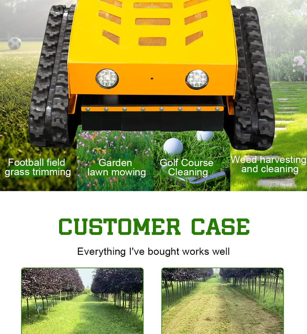 Cortador de Grama Personalizado, Durável e Confiável, Motor Potente de Alta Eficiência, Velocidade de Operação Rápida, Baixo Ruído, Alta Capacidade de Carga, Certificação CE EPA