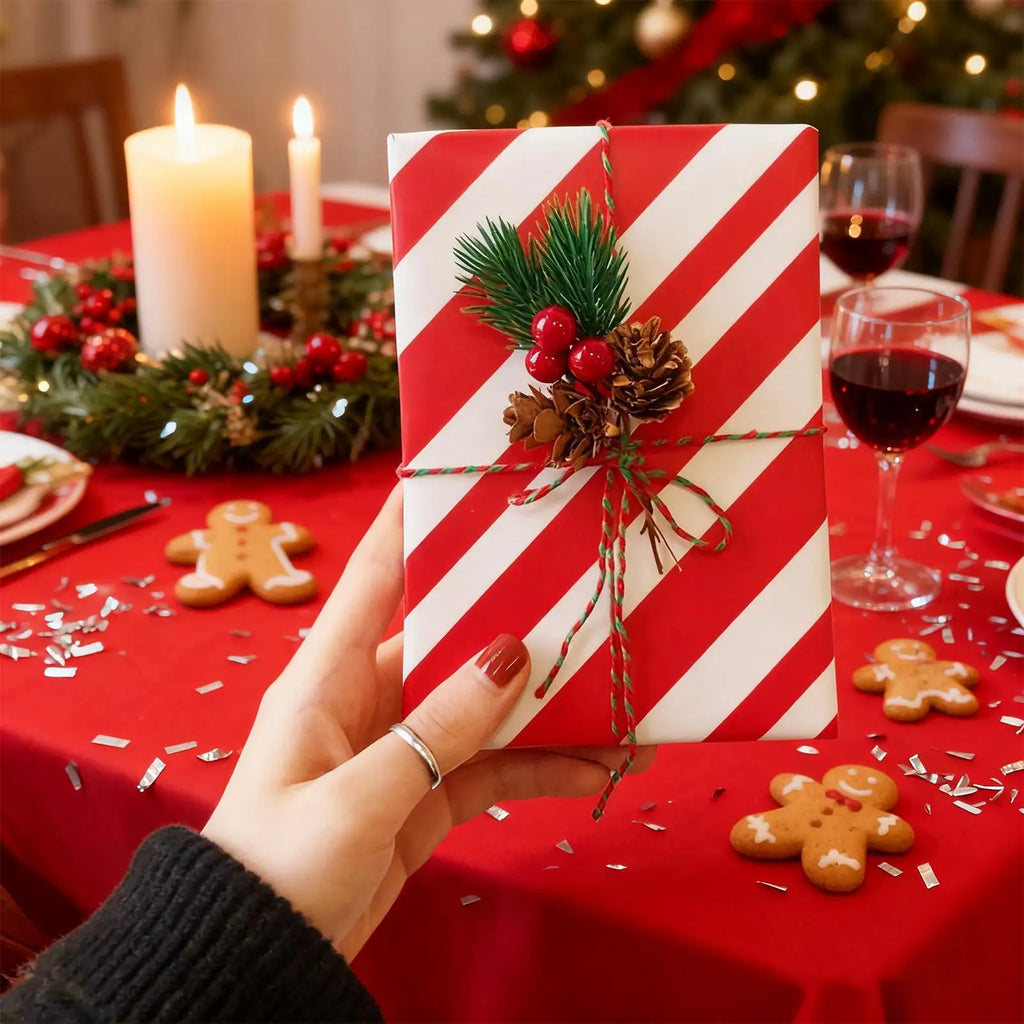 Decoração de natal picaretas 10 peças decoração artificial do feriado ramos de natal decorativos para cartões de felicitações de configuração de casamento