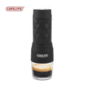Máquina de Café Portátil Cafelffe 3 em 1, Cafeteira Manual para Cápsulas e Café Moído, Espumador de Leite, Preparador Manual para Viagens e Presentes