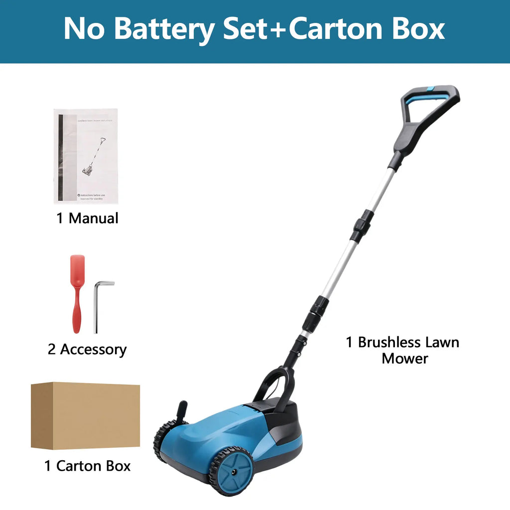 Novo Cortador de Grama Manual de Alta Performance com Bateria de Lítio para Jardim e Quintal – Manutenção Eficiente de Gramados
