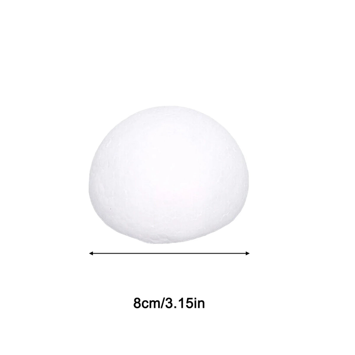 7.5/8/9/10/12/15cm meia redonda poliestireno bolas de espuma para diy natal crianças pintadas festa de casamento bolas de flores decoração