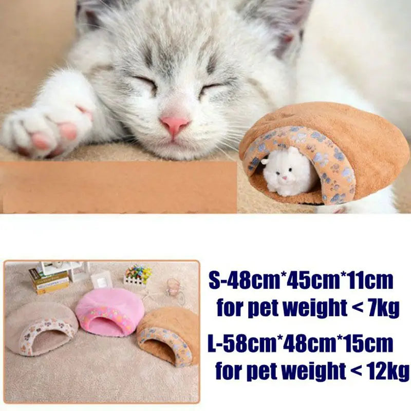 Produtos para animais de estimação flanela macia quente casa de gato tapetes para animais de estimação saco de dormir adorável hambúrguer filhote de cachorro almofada cama de coelho canil de cachorro cama de gato