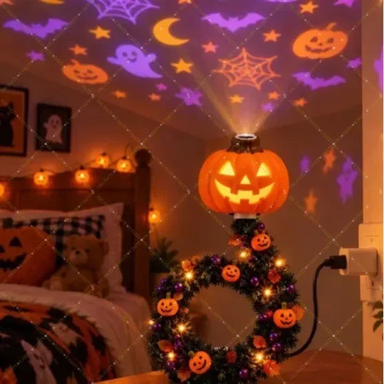 Projetor de árvore de Natal para decoração de interiores, HD, USB, Natal, reproduz cenas festivas, projetor de luz artesanal para casa, parede, decoração de festa de Natal.