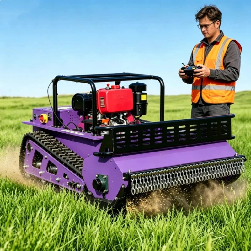 Cortador de Grama a Diesel Personalizado, Longa Vida Útil, Baixo Consumo de Combustível, Potência Forte, Certificado CE EPA