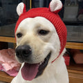 Chapéu de inverno aconchegante para animais de estimação, proteção para os ouvidos, chapéu quente para cães médios e grandes, ideal para caminhadas ao ar livre, clima frio, fantasia de férias