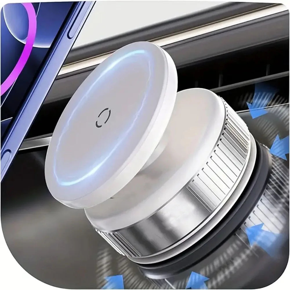 Phone Mount Vacuum Magnetic Phone Holder for Car,360 Adjustable Vacuum Magnetic Phone Holder,Magnet Car Mount for All Smartphone