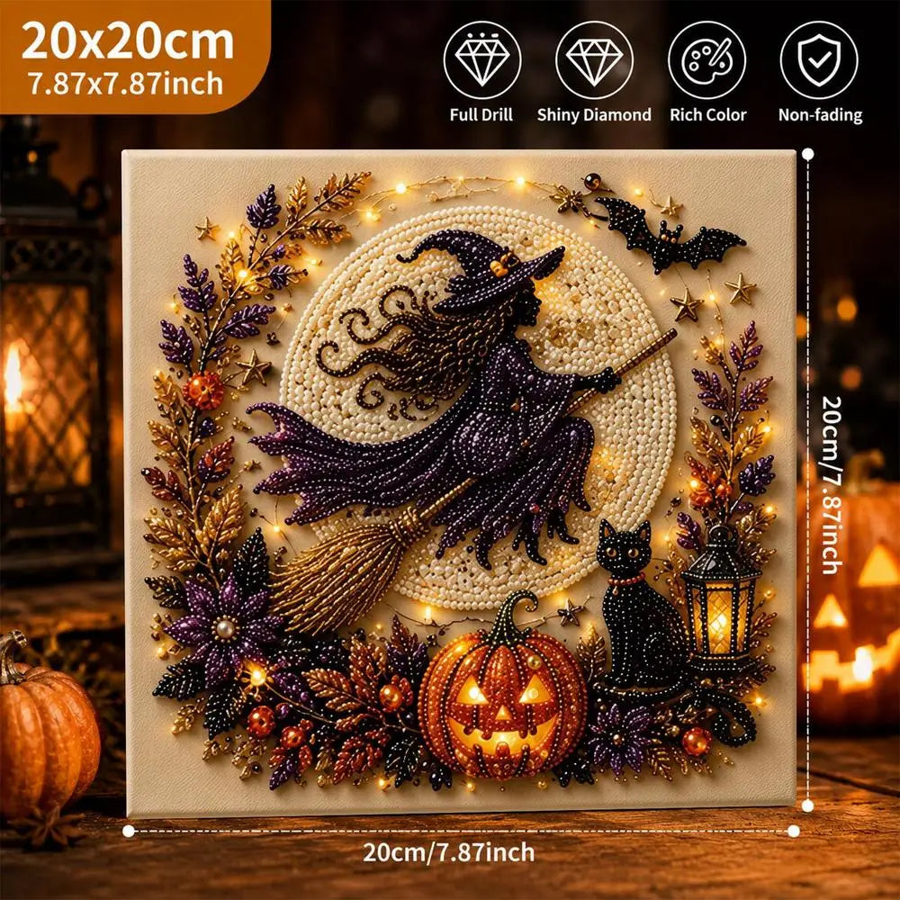 Kit de Arte com Pérolas para Halloween, Artesanato Assustador Ideal para Iniciantes, Lembranças de Festa, Decoração DIY de Fantasmas para Casa, Escritório, Sala de Estar, Estúdio e Festa