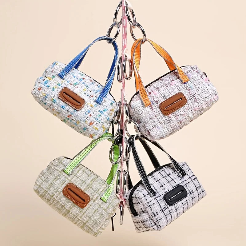 Saco para cocô de animais de estimação, bolsa portátil, um pequeno bolso para petiscos de animais de estimação, uma bolsa para distribuição de recompensas para treinamento de animais de estimação, pequena bolsa de m