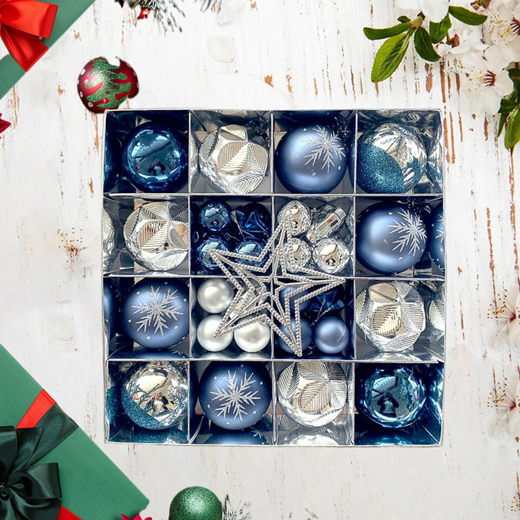 Bolas de natal ornamento conjunto árvore de natal pendurado pingente 2024 decoração de natal para casa presente de ano novo decorações navidad