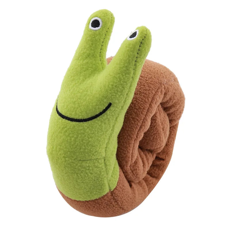 Brinquedos para animais de estimação em forma de caracol para cães e gatos, quebra-cabeças de treinamento para ocultar odores, tapetes divertidos para cheirar, jogo interativo para gatos e cães