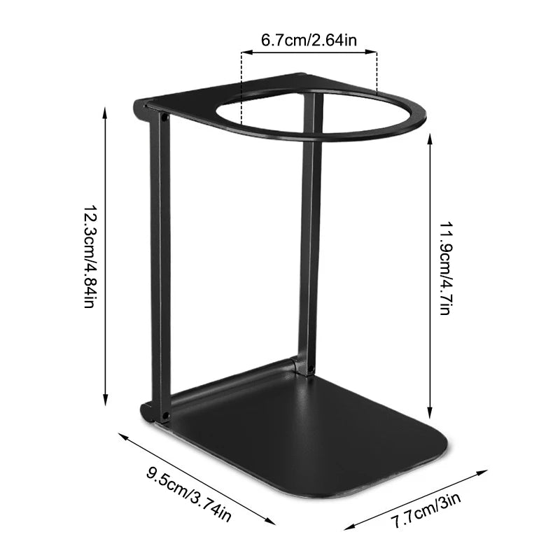 Suporte para cafeteira, suporte portátil e dobrável para máquina de café expresso, suporte para café de escritório com base