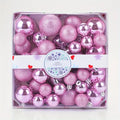 Caixa com 44 Bolas de Natal, Ornamentos Decorativos, Decoração para Cenários, Quartos, Casa, Decoração para Festas de Fim de Ano, Halloween e Natal
