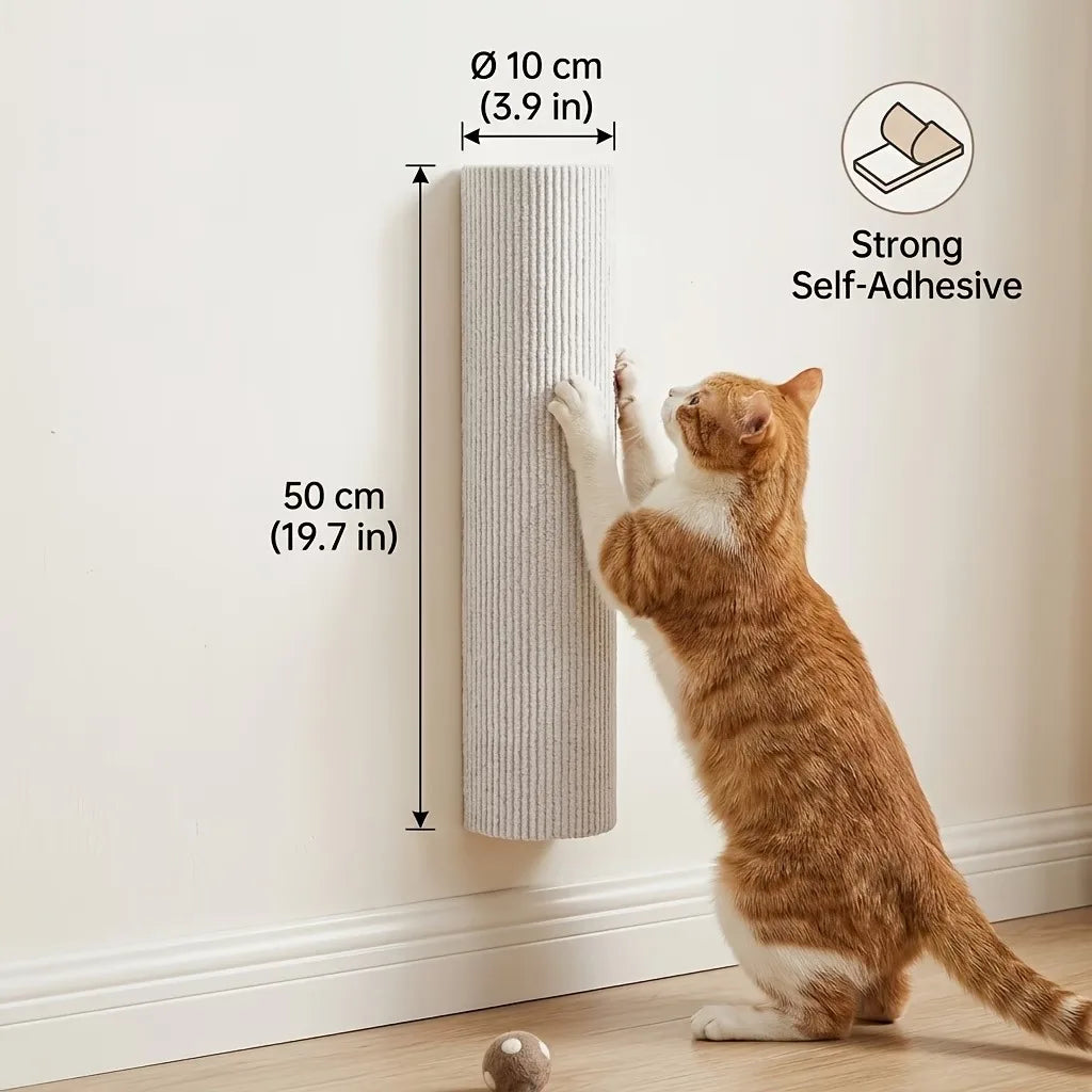 Poste Arranhador para Gatos de Alta Adesão, Brinquedo para Animais de Estimação, Ideal para Gatos Afiarem as Garras em Ambientes Internos