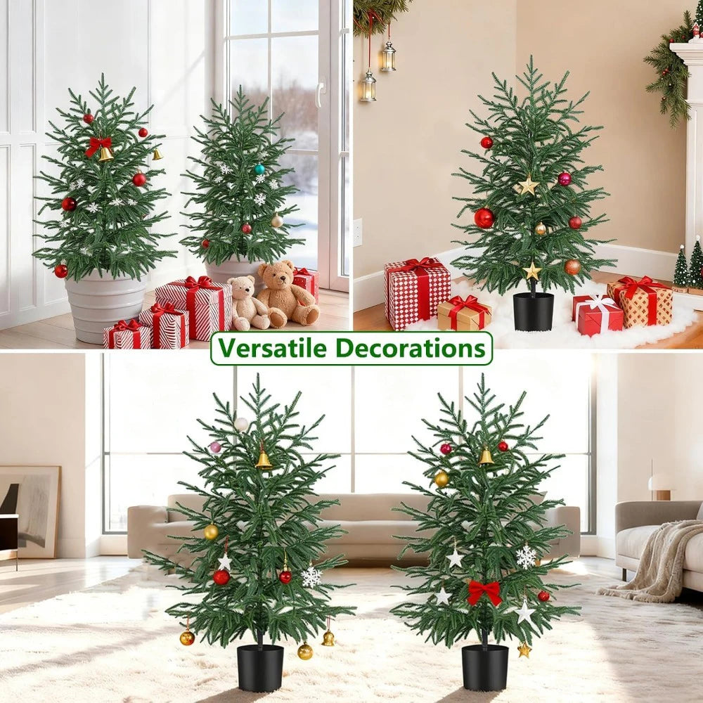 1Pç Ramo de Pinheiro Artificial de 60CM, Árvore de Natal Falsa para Varanda, Decoração de Natal Interna e Externa, Decoração para Casa e Jardim
