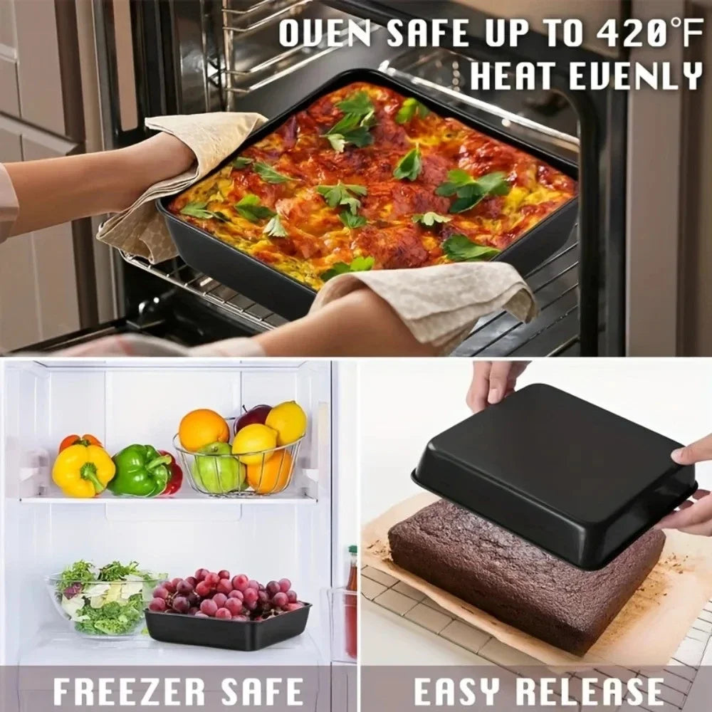 Aço carbono antiaderente assadeira retangular bandeja de cozimento pão torrado bolo bakeware diy pastelaria pan prato utensílios de cozinha Kasa & Pet Store