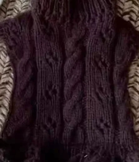 Outono e inverno pet vestido de malha macio e quente colete de lã teddy gato casaco filhote de cachorro roupas para cães pequenos