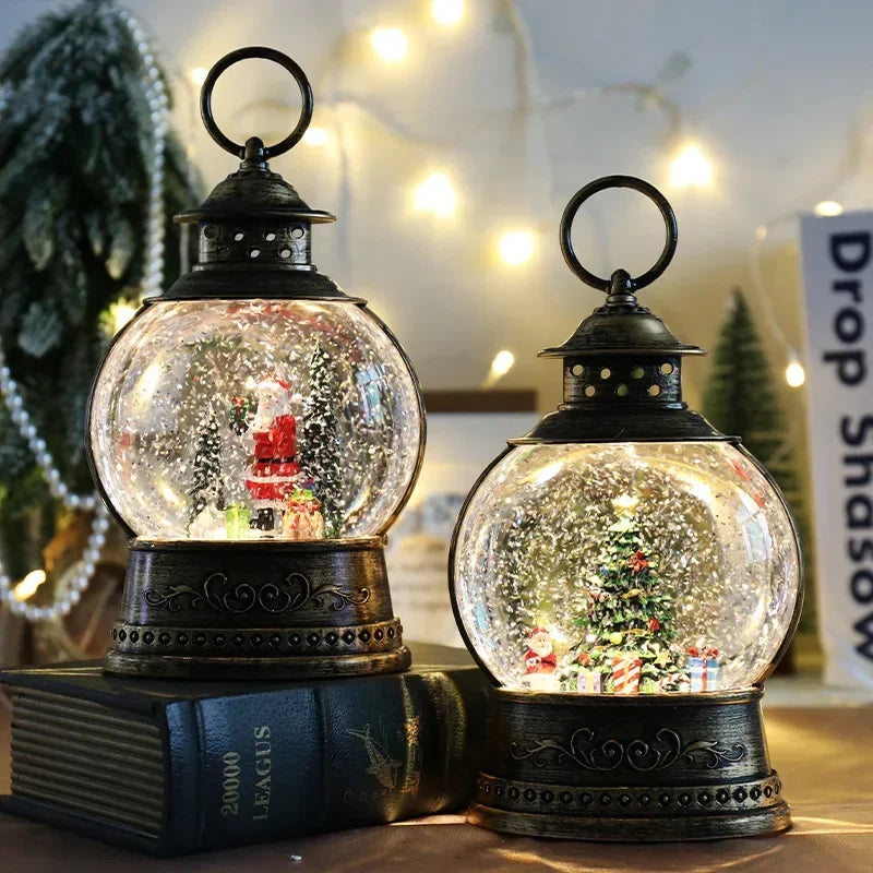 Luzes De Vento Caixas De Música, Bolas De Cristal, Árvore De Papai Noel, Enfeites, Presentes De Natal, Decorações De Carnaval, Vento
