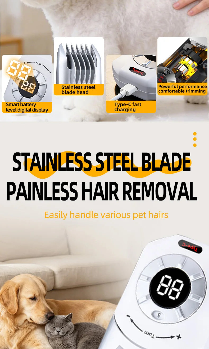 Máquina de cortar cabelo elétrica para animais de estimação, aparador de pelos, máquina de cortar cabelo, máquina de cortar elétrica, para uso doméstico, para crianças, modelo para adultos, barbeador elétrico, H