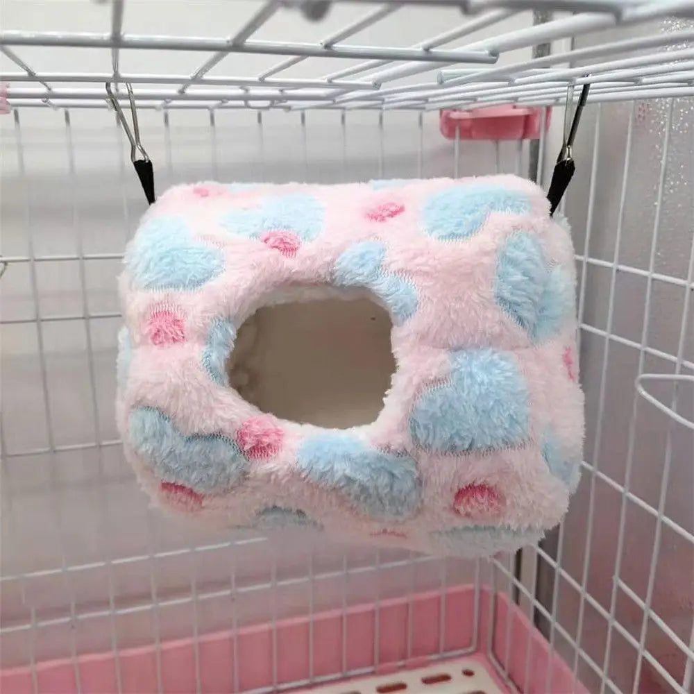Pelúcia Pendurado Ninho De Pássaro, Camas De Esquilo, Gaiola De Hamster, Pet Hammock, Pet Sleeping Bag, Pet Shop
