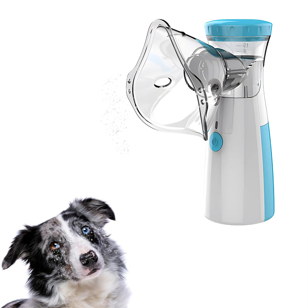 Nebulizador Portátil para Animais de Estimação, Dispositivo de Inalação para Gatos e Cães, Suprimentos para Tratamento e Alívio Respiratório em Casa