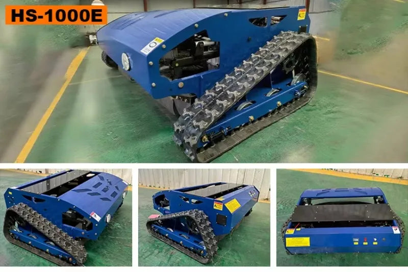 Cortador de Grama Elétrico Robótico de Esteira para Uso Doméstico, Personalizado, com Lâminas de 800mm, 1000mm, 1200mm, para Cortar Grama