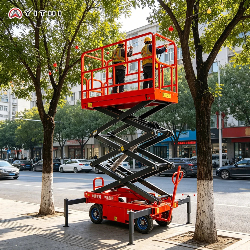 Plataforma Elevatória Elétrica de Alta Estabilidade com Certificação CE, Elevador Hidráulico Tipo Tesoura com Velocidade de Elevação Personalizada para Equipamentos de Oficina