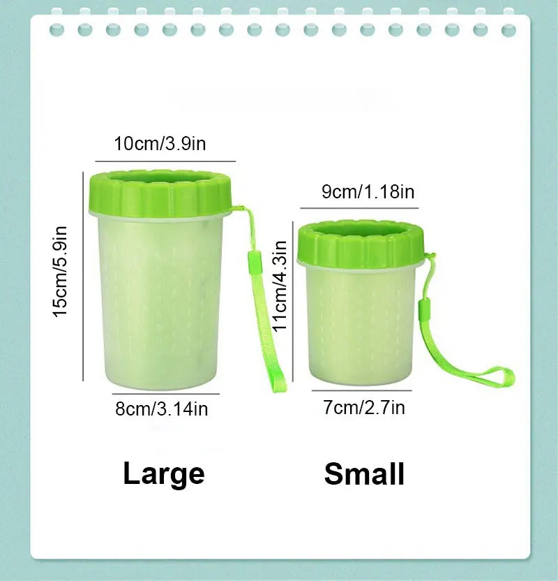 Copo de Lavagem de Patas para Cães e Gatos, Limpeza Automática de Patas, Sem Esfregar, Produtos para Animais de Estimação