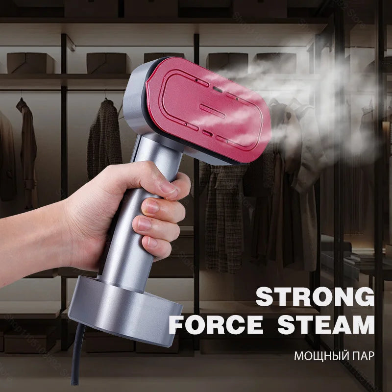 Ferro a Vapor Portátil Profissional de Mão 1200W para Uso Doméstico, Vaporizador de Roupas para Superfícies de Vestuário