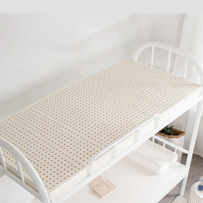Colchão de Látex Natural com Capa, Tamanho Queen, Firmeza Média, Almofada Macia de Látex para Casa e Dormitório