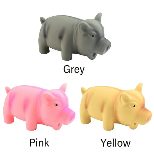 Cão bonito mastigar brinquedos de borracha som porco rangido látex brinquedos para animais de estimação para cão rangendo mastigar treinamento filhote de cachorro suprimentos produtos para animais de estimação