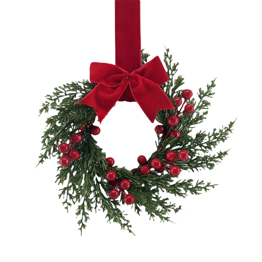 Decorações de Natal, Guirlanda Artificial, Arranjo para Janela, Guirlanda de Natal para Pendurar na Porta, Anel de Rattan, Artigos de Natal