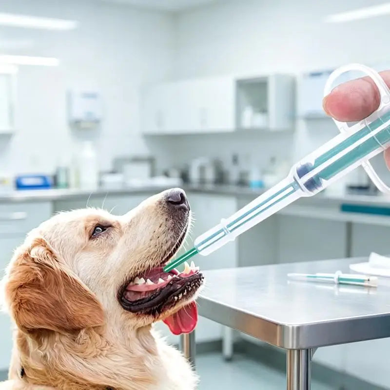 Dispensador de Comprimidos para Animais de Estimação com Ponta Macia, Aplicador de Remédios para Cães e Gatos com Êmbolo Ergonômico, Ferramenta de Alimentação para Pequenos Animais