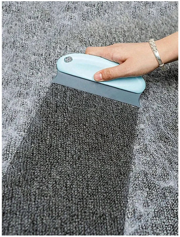 Escova portátil removedora de pelos de animais, ferramenta reutilizável para remover pelos de cães e gatos, limpador de pelos para sofá, roupas, carpete, assento de carro e cama de animais.
