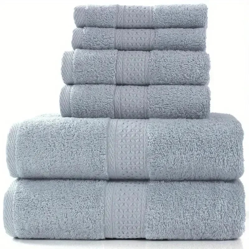 Toalha de banho multiuso do algodão, toalhinha, cor sólida, macia, absorvente, uso para o hotel, banheiro