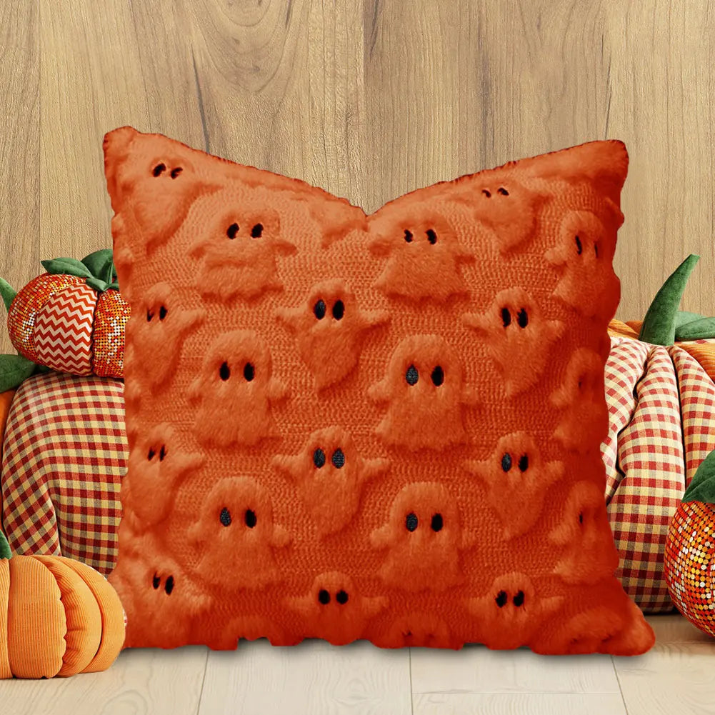 Decoração de halloween para casa dos desenhos animados abóbora morcego fantasma fronha horror macio fronha fontes festa haloween casa ornamento