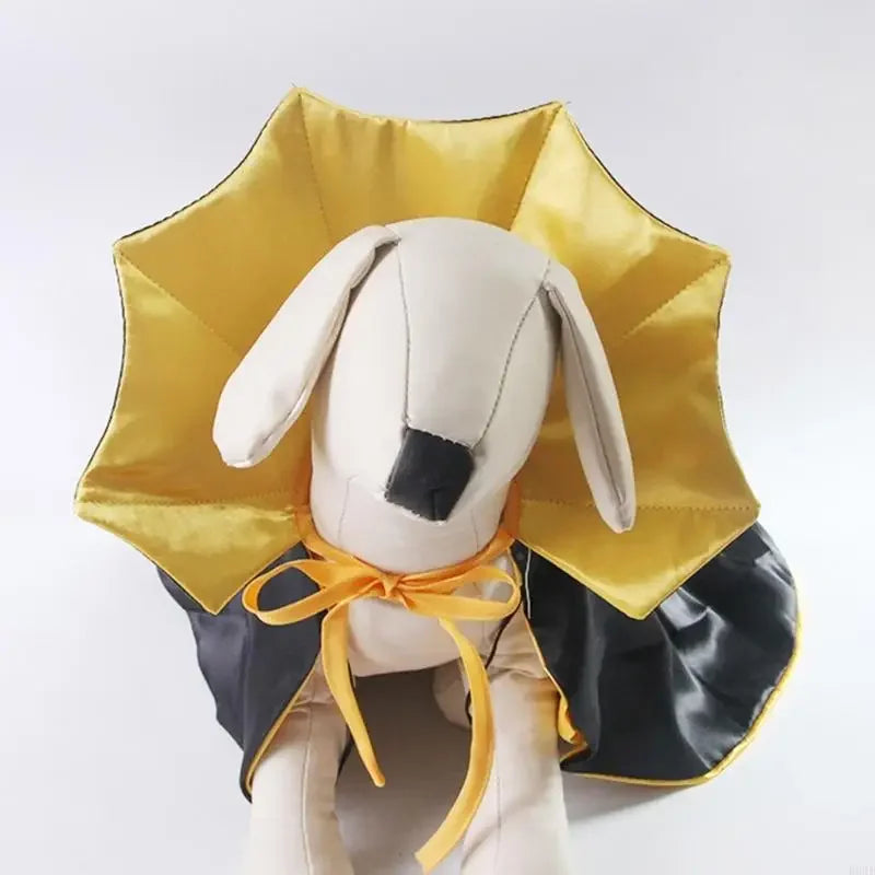 Fantasia halloween para animais estimação, capa fácil usar, amarrada, design confortável, poliéster, roupa para cosplay