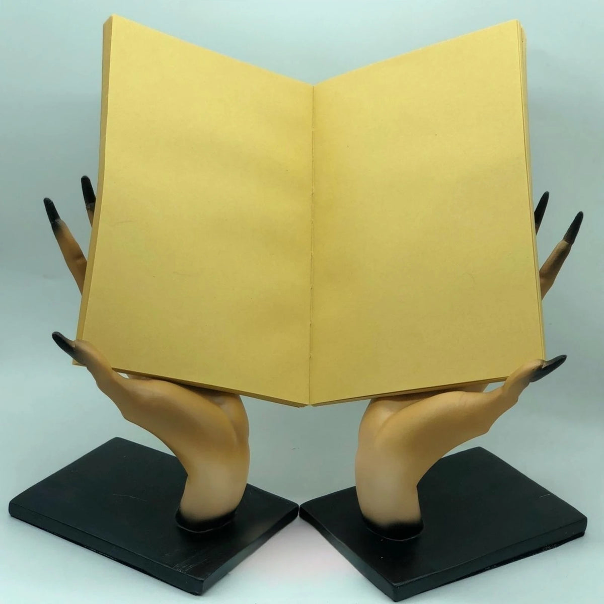 Halloween bookends decoração gótico casa bookends prateleiras único assustador monstro mão livro termina assustador decoração do quarto de halloween