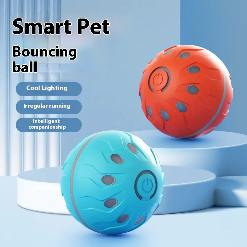 Bola de brinquedo para animais de estimação, bola elétrica para cães, brinquedo interativo recarregável por USB, bom companheiro para cães