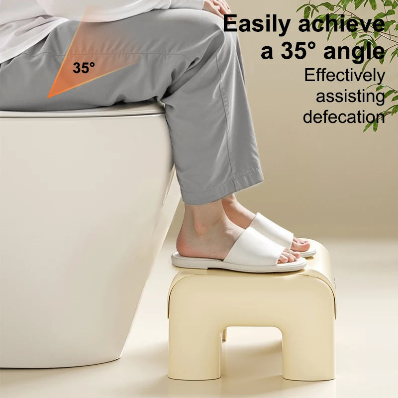 Banqueta para vaso sanitário UFORU, apoio para os pés doméstico, espessada, resistente e antiderrapante, ferramenta para agachamento de adultos.
