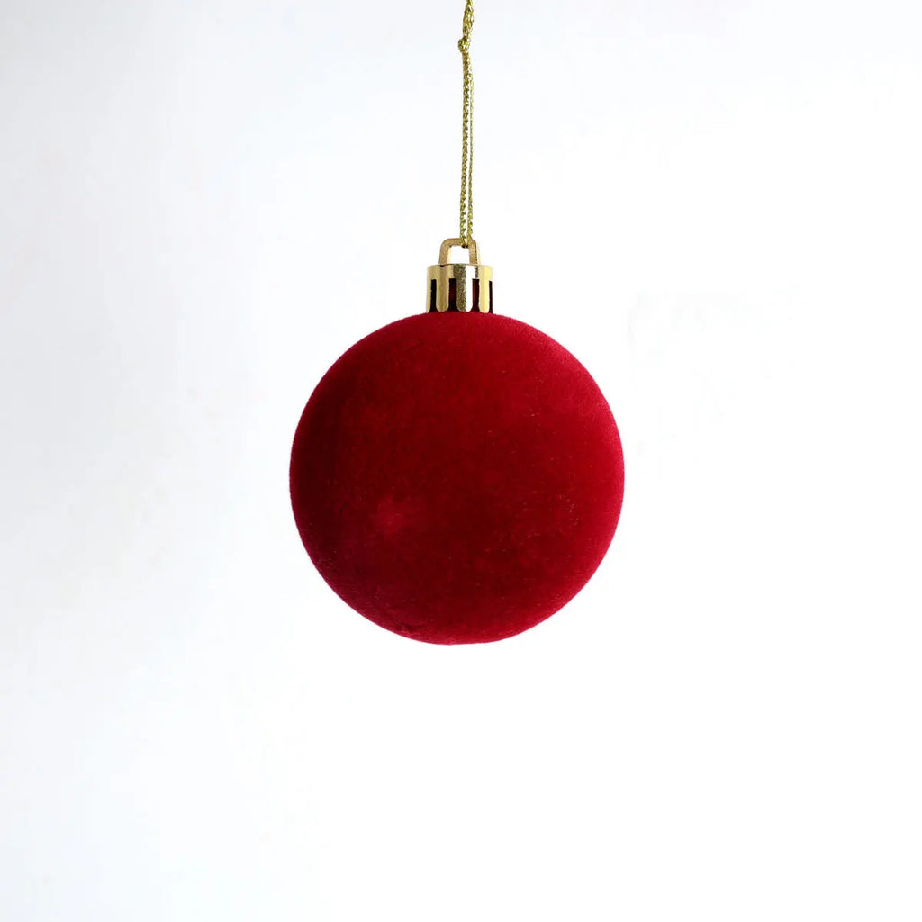 Conjunto de 34/16 Bolas de Natal em Veludo Borgonha, Decorações Perfeitas para Árvore de Natal - Enfeites de Bolas de Natal para Halloween, Ação de Graças, Aniversários e Casamentos, Decorações Duráveis de Plástico
