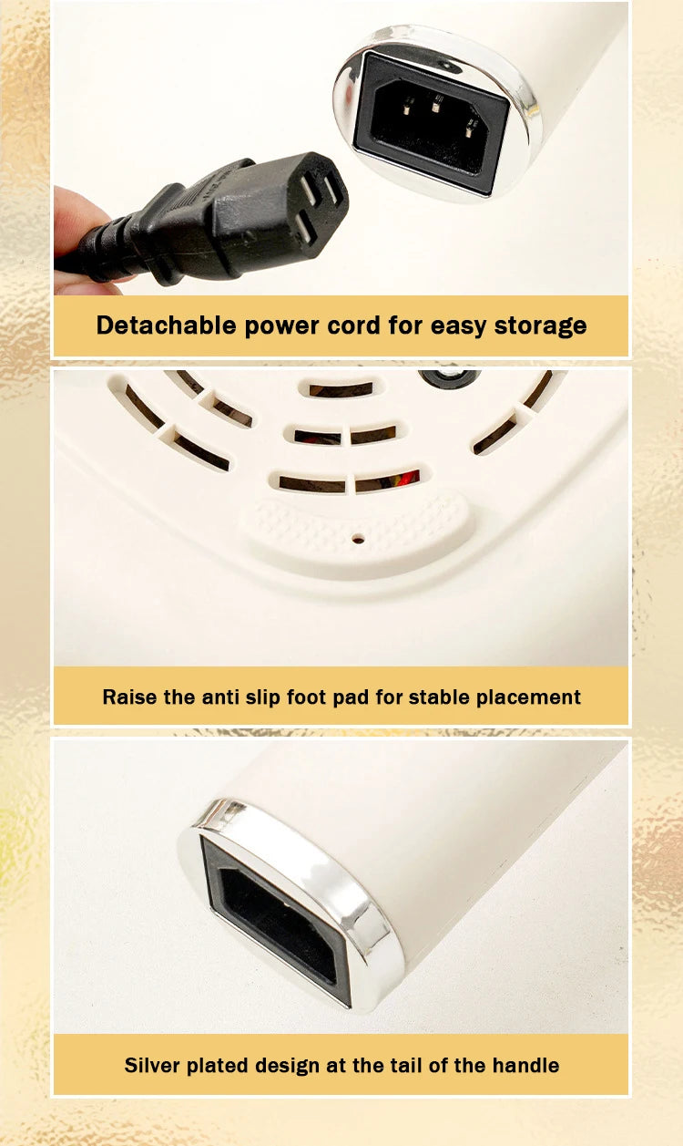 Panela Elétrica DMWD para Fritar, Mini Panela Doméstica Antiaderente para Bifes e Panquecas, Frigideira Elétrica Multifuncional 2 Potências 600W