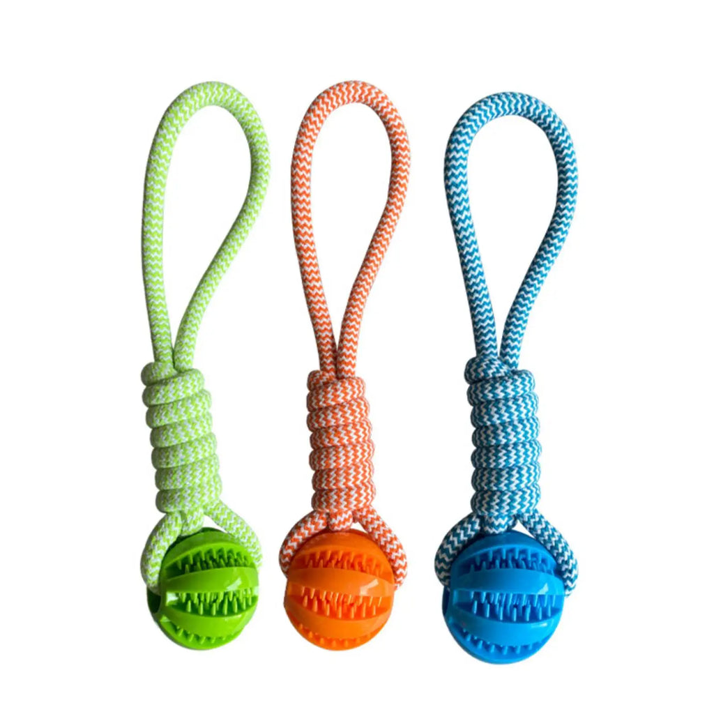 Brinquedo para Cães, Bola de Algodão Resistente a Mordidas, Bola Interativa para Limpeza de Dentes e Treinamento, Brinquedo Educativo