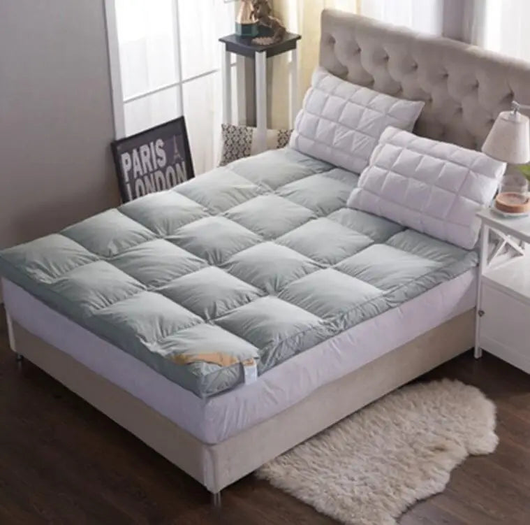 Vescovo colchão de penas de ganso, proteção traseira macia, colchão tatami 160*200 150*190, cama queen king size