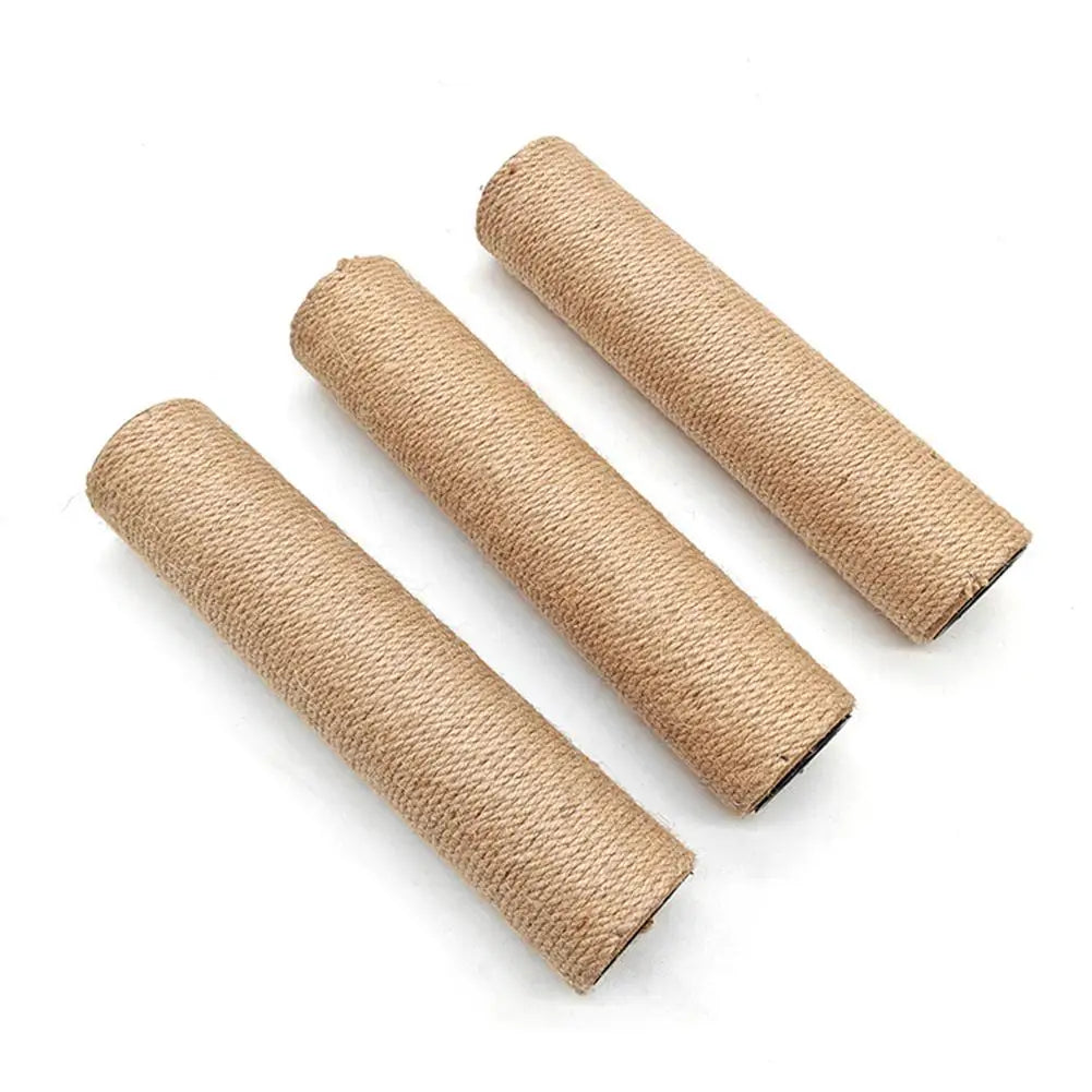 Poste Arranhador de Sisal para Gatos, Brinquedo Anti-Arranhões para Cuidado das Garras, Peças de Reposição Destacáveis DIY para Árvore de Gatos, Suprimentos Domésticos para Gatos de Estimação