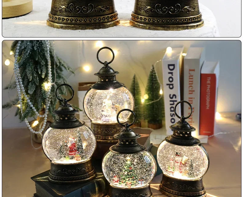 Luzes De Vento Caixas De Música, Bolas De Cristal, Árvore De Papai Noel, Enfeites, Presentes De Natal, Decorações De Carnaval, Vento