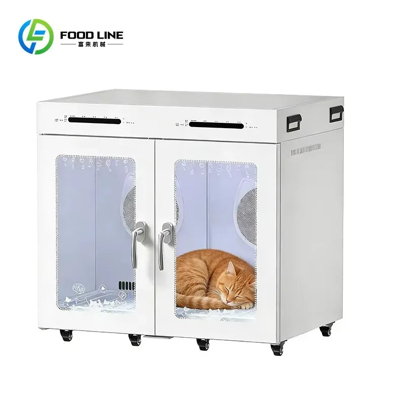 Secador de Pelos para Cães e Gatos, Soprador Potente para Tosa, Motor Silencioso, Múltiplas Configurações de Velocidade, Secagem Rápida para Pelos Grossos e Longos