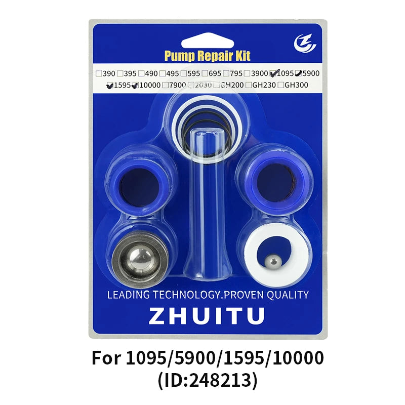 Kit de reparo de bomba de pulverizadores mal ventilados 244194 / 248212 / 287835 / 248213 / 246341   Haste do êmbolo da bomba do filtro da junta de vedação 395 695 960 833 1095