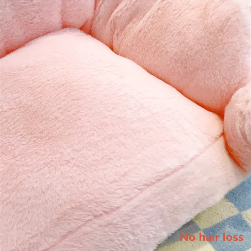 Mini Sofá de Coelho Fofo de Desenho Animado para Casa, Quarto, Chão, Sofá Preguiçoso Casual, Assento de Leitura, Almofada para Janela Saliente, Assento Tatami